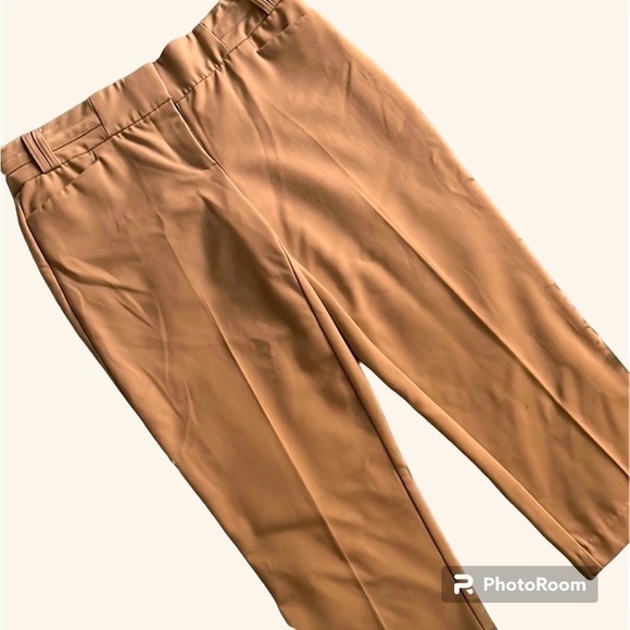 MAURICES Tan Color Cropped Length Dress Pants, Size 7/8, GUC. - Picture 1 of 4